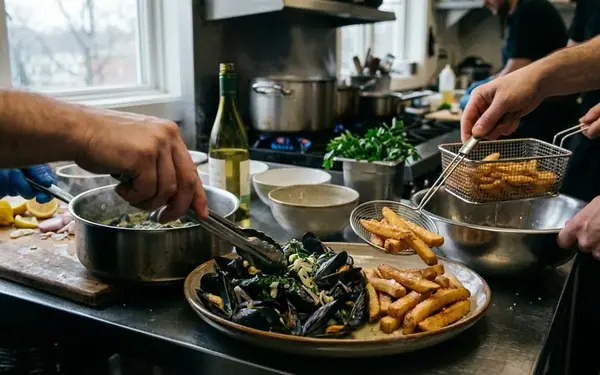 How to Pair Wine with Mussels, Frites, and Seafood