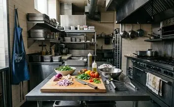 Boston dining room prepared for evening service